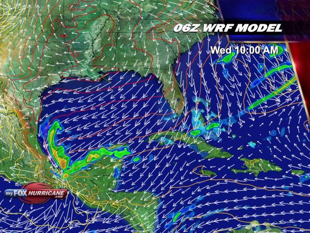 WRF Model | US Caribbean | Hurricane and Tropical Storm coverage from ...